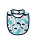 VAUVA Vauva SS24 - Baby Boy Whale Printed Bib Bib