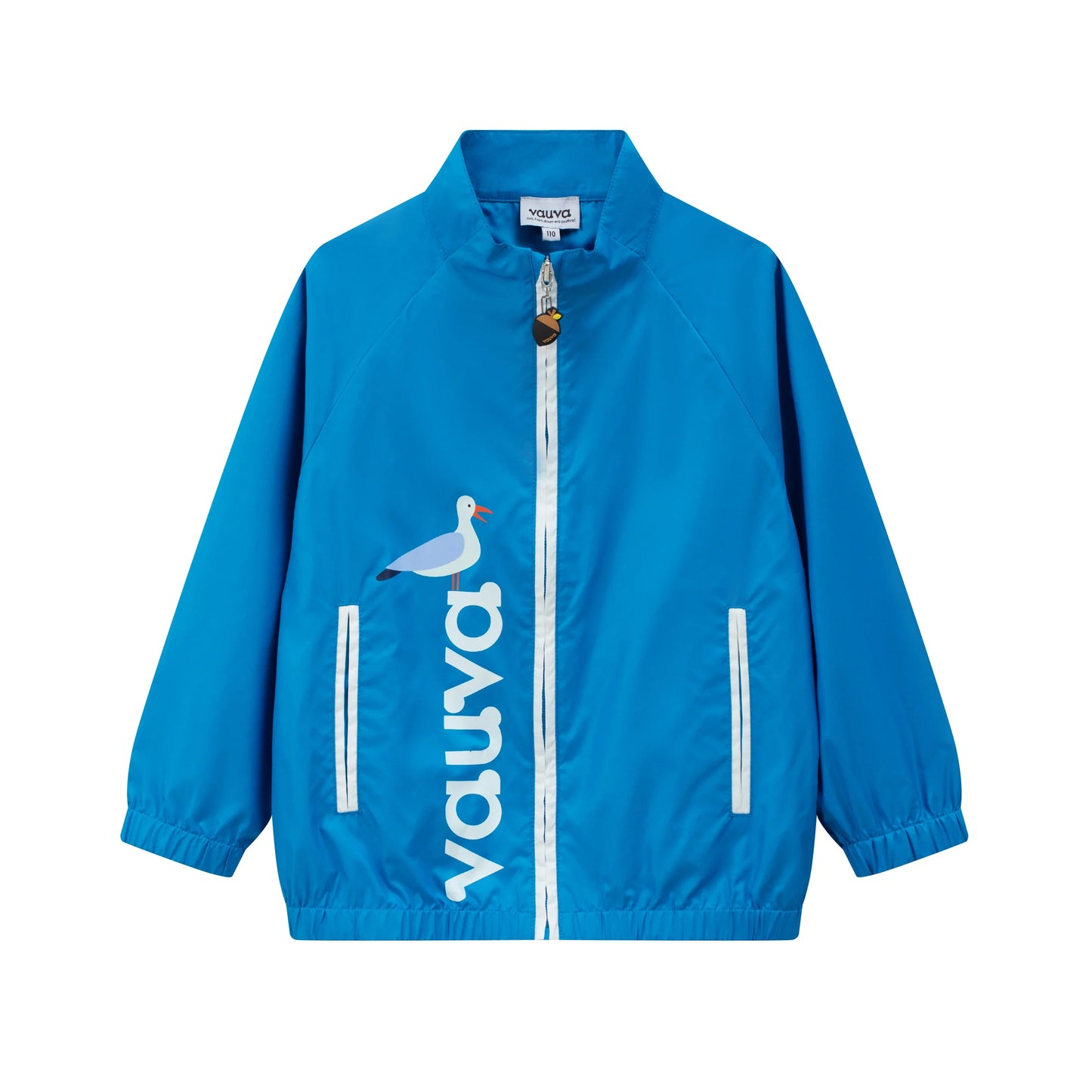 VAUVA Vauva SS24 - Toddler Vauva Logo Print UV Protection Jacket - Blue Coat & Jacket
