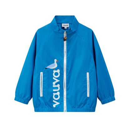 VAUVA Vauva SS24 - Toddler Vauva Logo Print UV Protection Jacket - Blue Coat &amp; Jacket