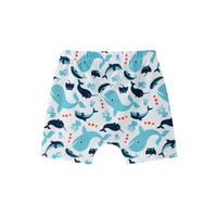Vauva SS24 - Baby Boy Whale Print Shorts (White)