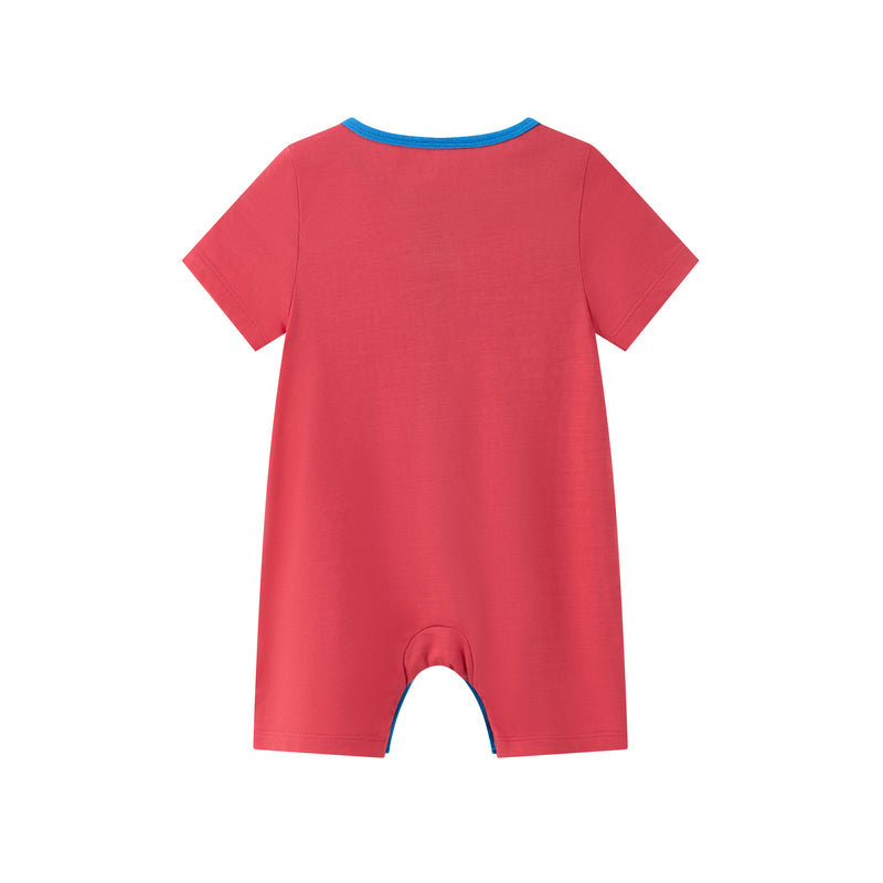 Vauva x Moomin - Baby Little My Short Sleeve Romper (Red)