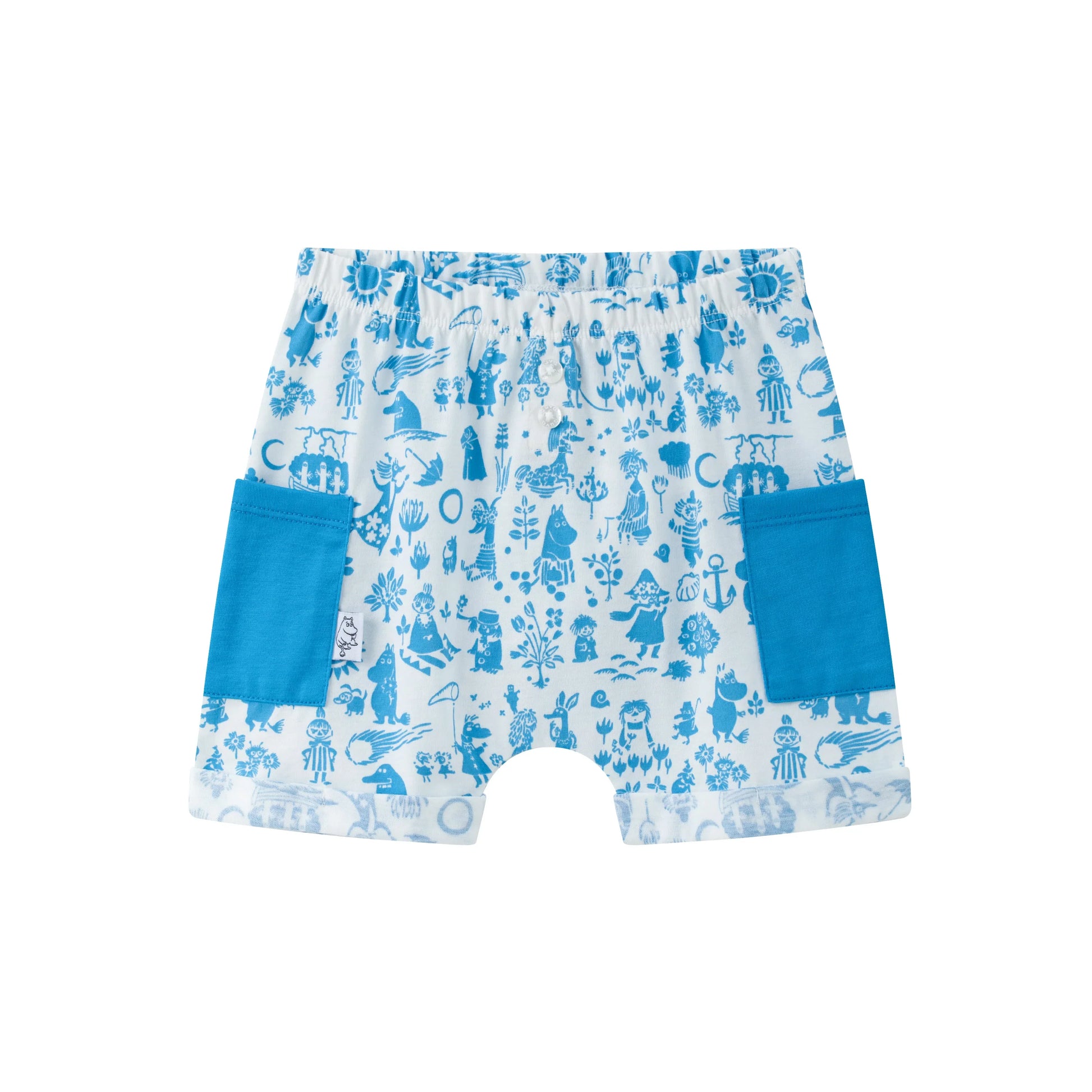 Vauva x Moomin Vauva x Moomin - Baby Boy MoominPapa Embroidered Top & Shorts Set Top & Bottom Set