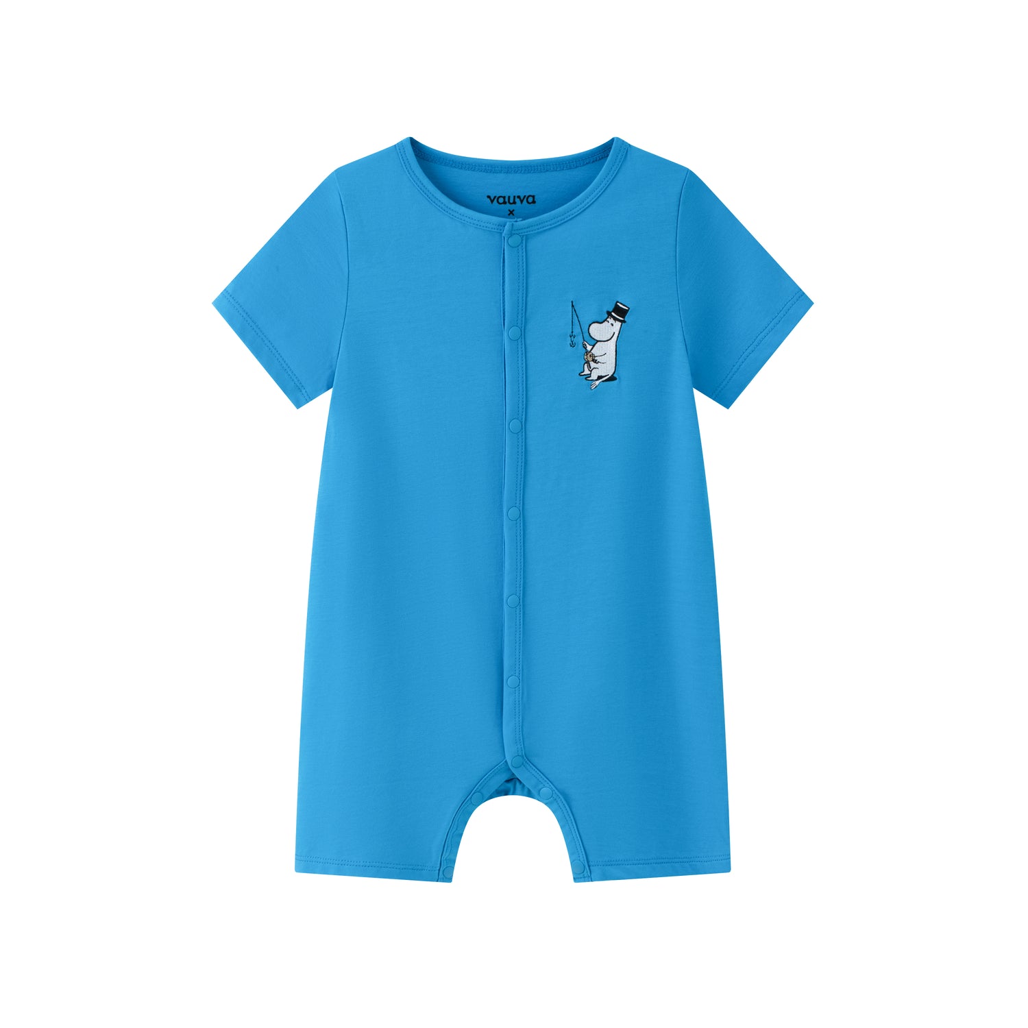 Vauva x Moomin Vauva x Moomin - Baby Moomin Short Sleeve Romper (Blue) Romper