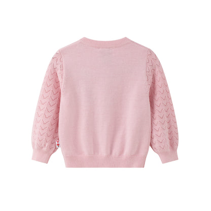 Vauva x Moomin Vauva x Moomin - Baby Girls Moomin Long Sleeve Cardigan (Pink) CARDIGAN