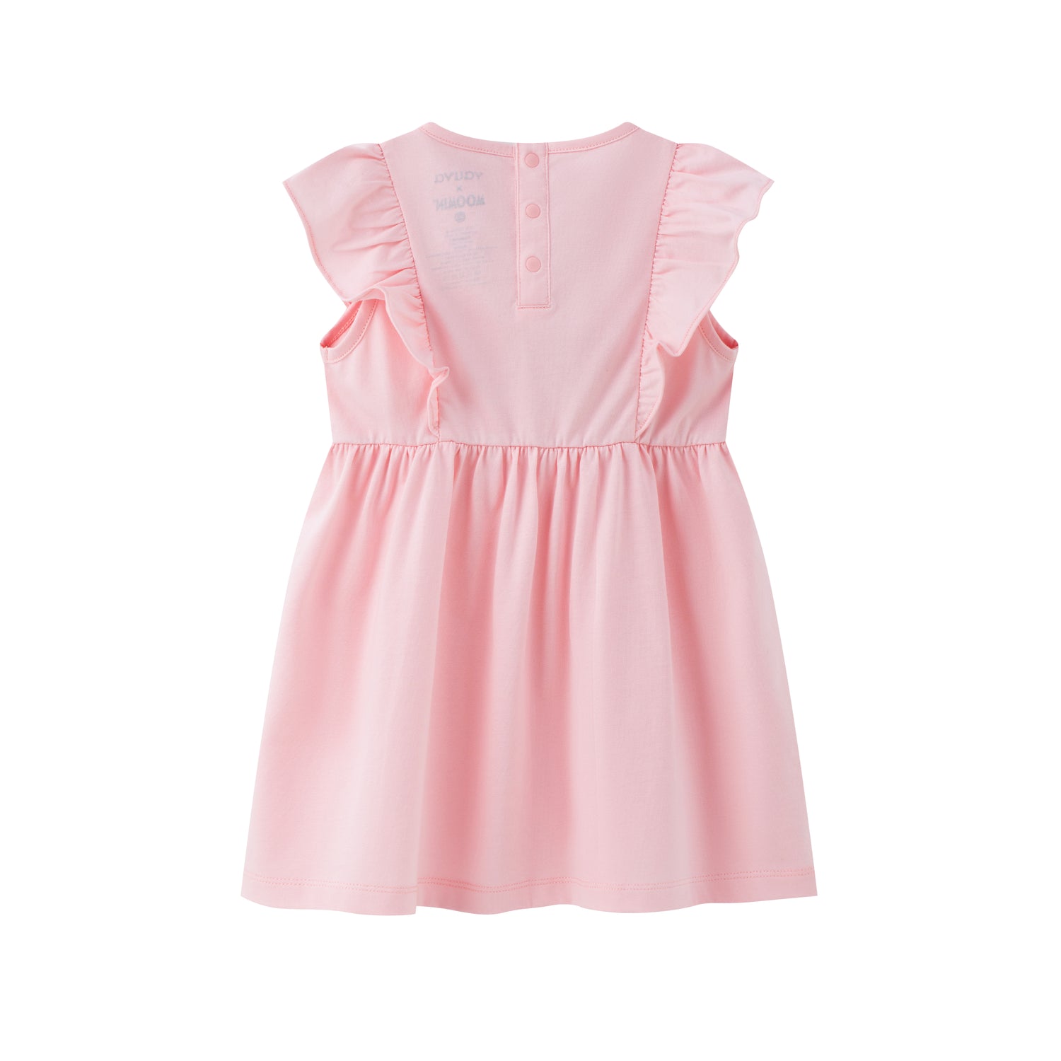 Vauva x Moomin Vauva x Moomin - Baby Girl MoominMamma Embroidered Short Sleeve Dress - Pink Dresses