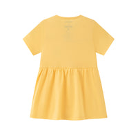 Vauva x Moomin - Baby Girl Short Sleeve Dress (Yellow)