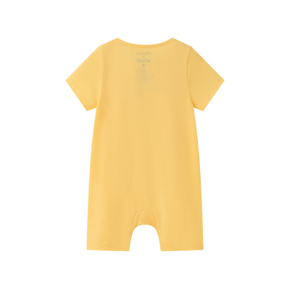 Vauva x Moomin Vauva x Moomin - Baby Girl Moomin Print Short Sleeve Romper - Yellow Romper