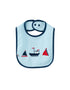 VAUVA Vauva SS24 - Baby Boy Embroidery Bib (Dark Blue) Bib