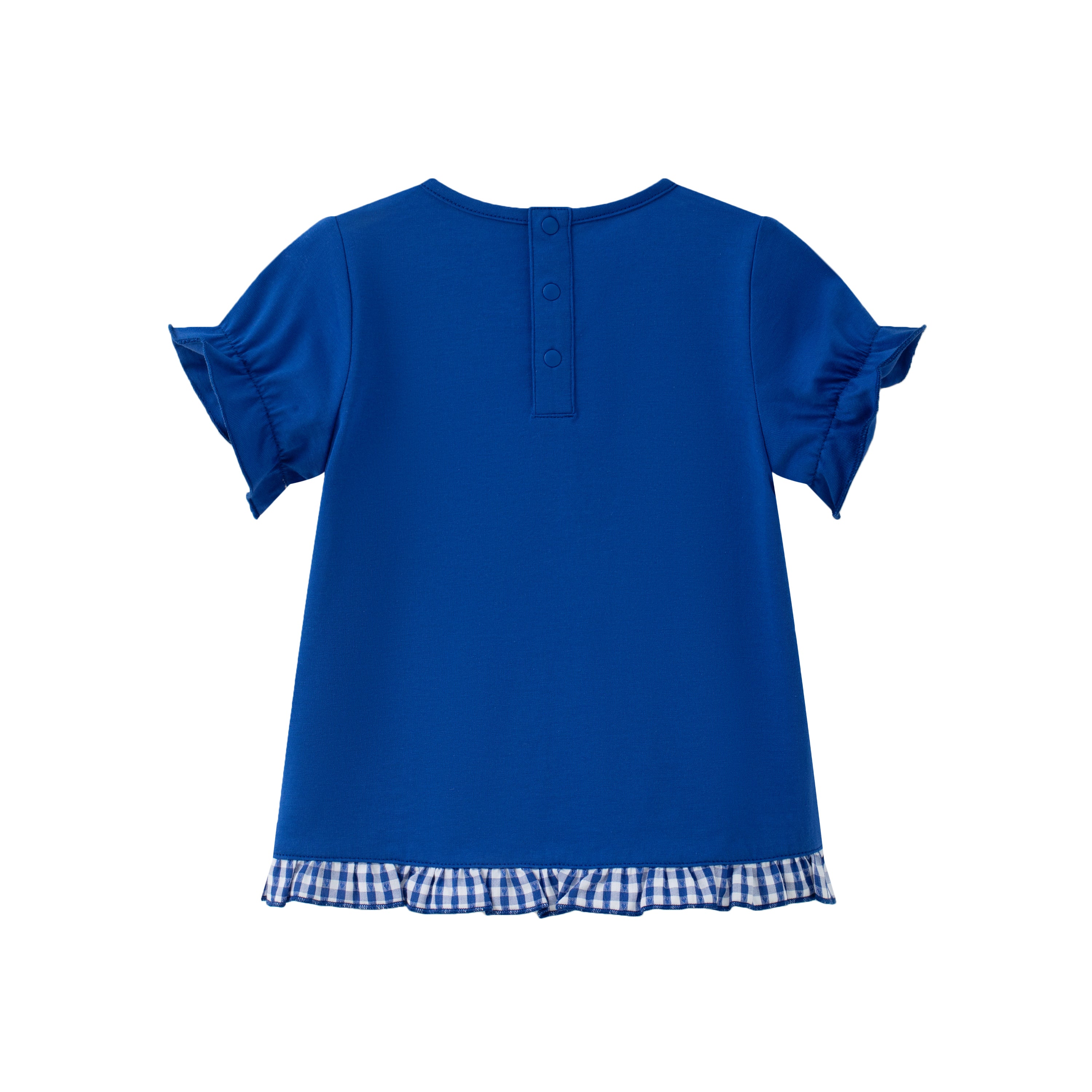 VAUVA Vauva SS24 - Baby Girl Plain Print Short Sleeve Top &amp; Bottom Set Top &amp; Bottom Set