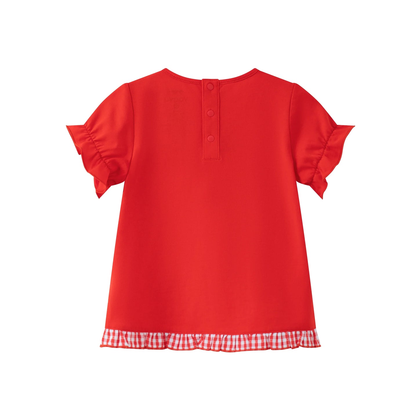 VAUVA Vauva SS24 - Baby Girl Plain Print Short Sleeve Top & Bottom Set Top & Bottom Set