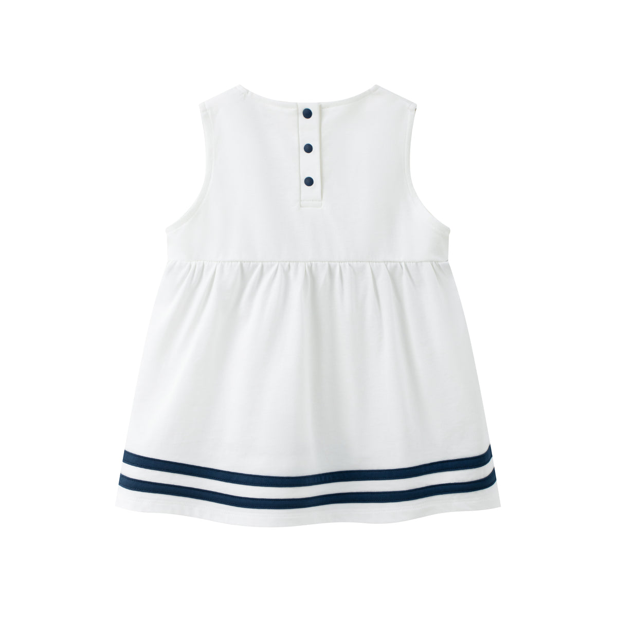 Vauva SS24 - Baby Girl Bow Tank Dress (Blue)