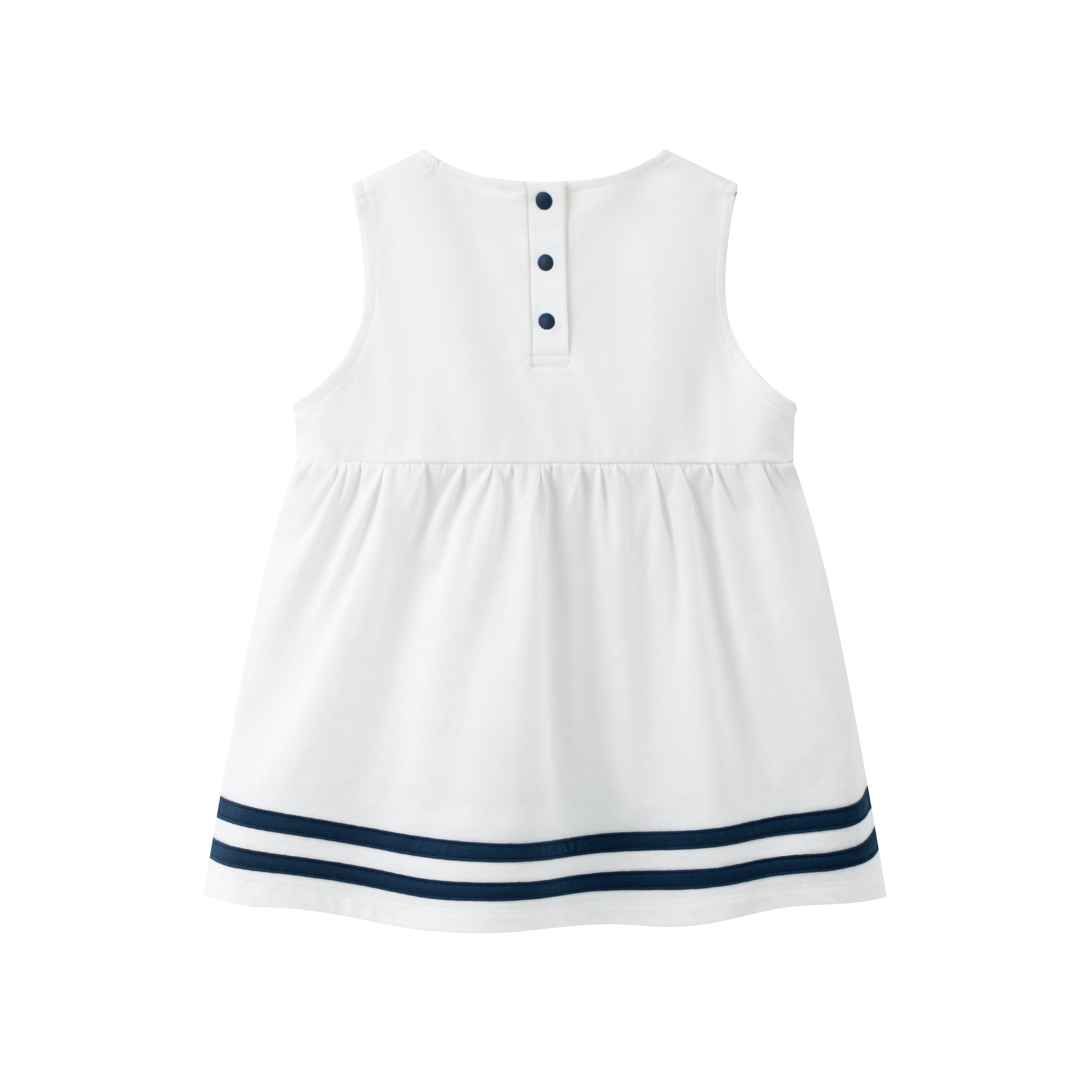 VAUVA Vauva SS24 - Baby Girl Bow Tank Dress (Blue) Dress