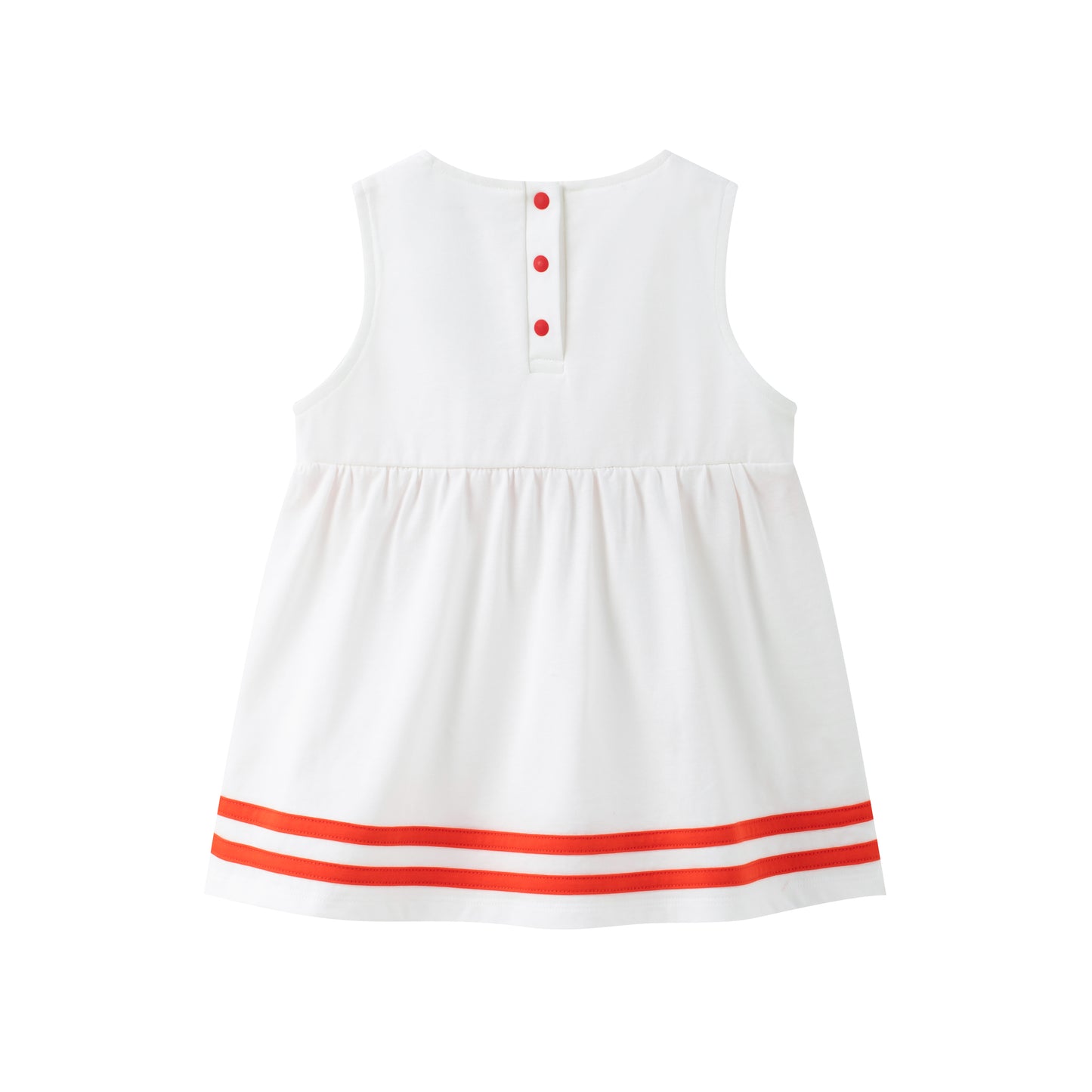VAUVA Vauva SS24 - Baby Girl Bow Tank Dress (Red) Dress