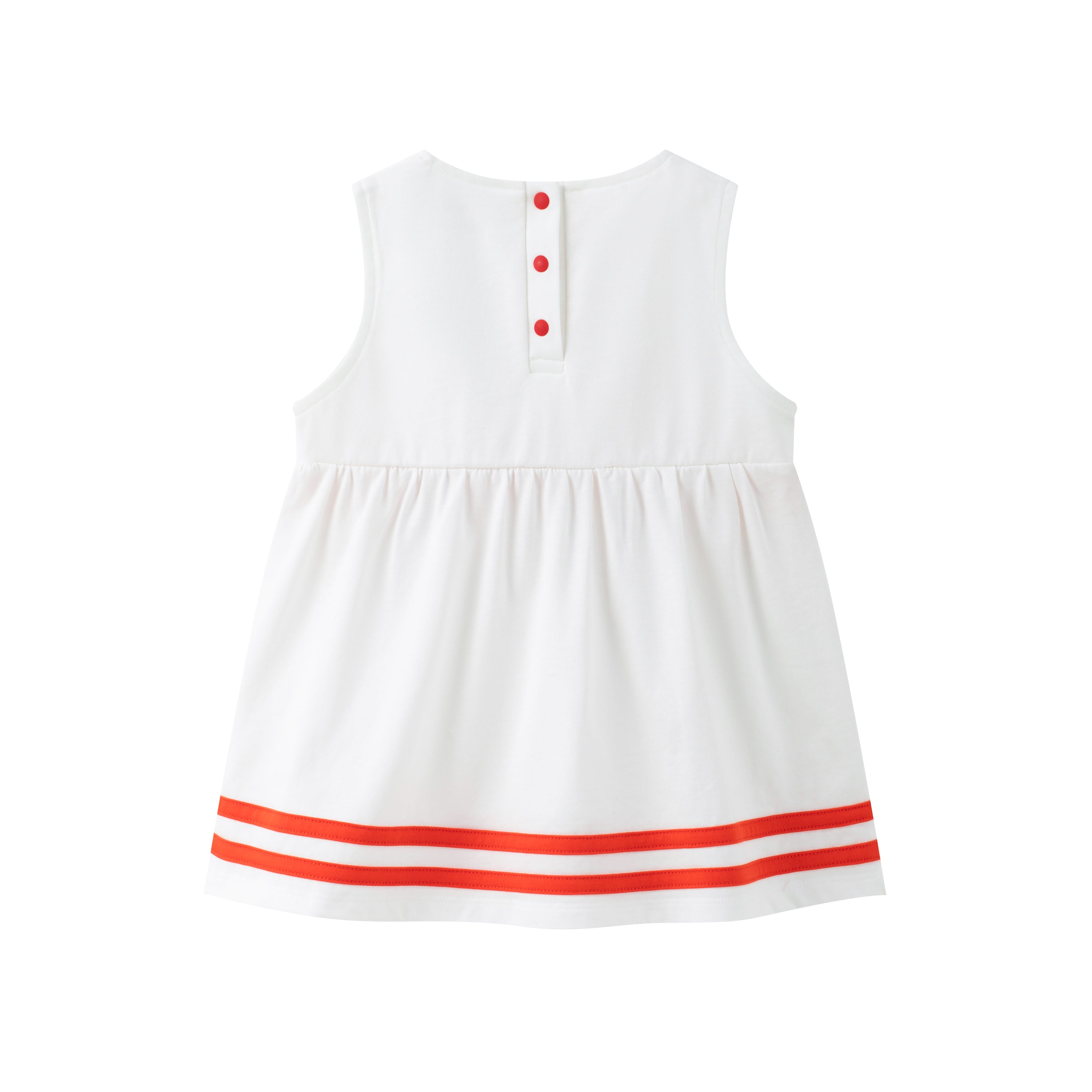 VAUVA Vauva SS24 - Baby Girl Bow Tank Dress (Red) Dress