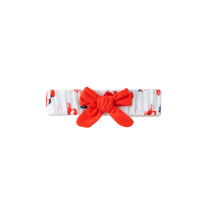 Vauva - Baby Girl Bow Printed Headband (Red)