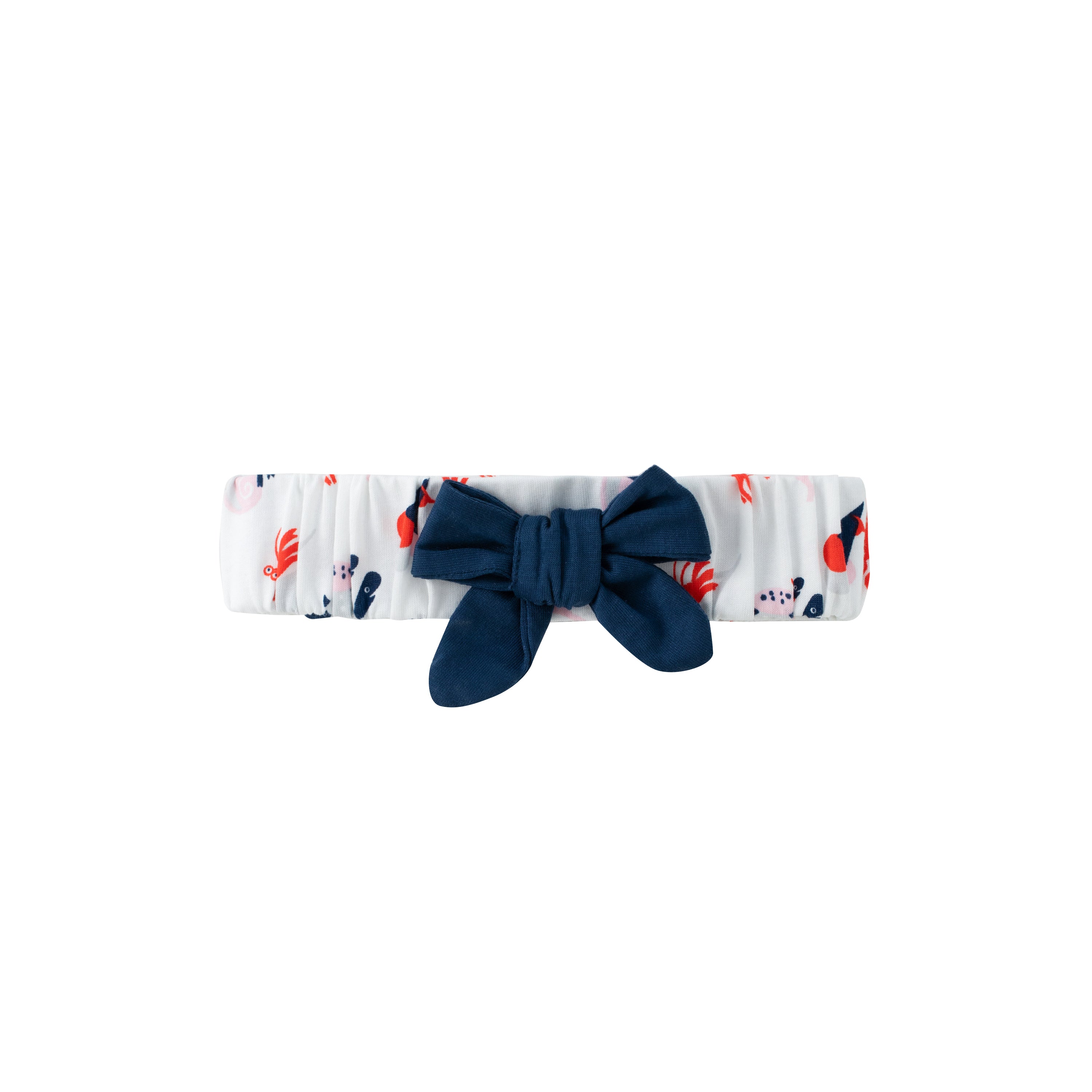 VAUVA Vauva - Baby Girl Bow Printed Headband (Dark Blue) Headband