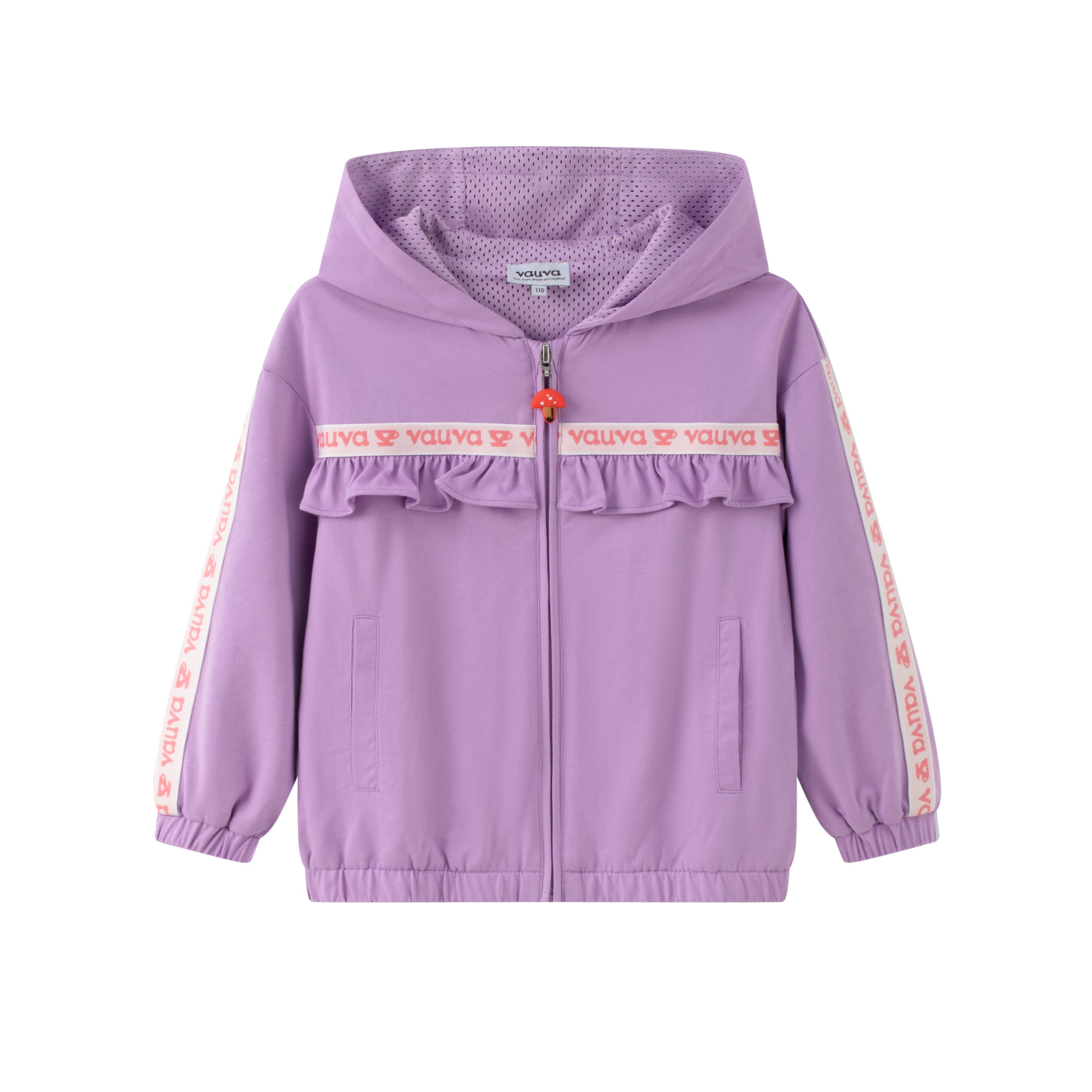 VAUVA Vauva SS24 - Girls Long Sleeves Windbreaker (Purple) Windbreaker