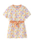 VAUVA Vauva SS24 - Toddler Girl Ocean All Over Print Short Sleeve Dress Dresses