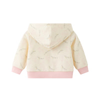 Vauva x Le Petit Prince - Baby Hooded Long Sleeve Zip Jacket (Pink) product image back