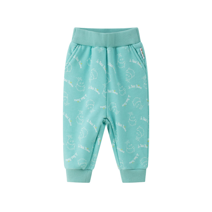 Vauva x Le Petit Prince- Baby Cotton Trackpants (Green Lake) product image front