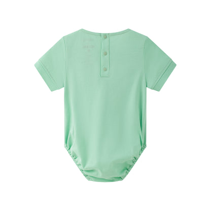 Vauva x Moomin Vauva x Moomin - Baby Boy Moomin Embroidered Bodysuit - Pastel Green Bodysuit