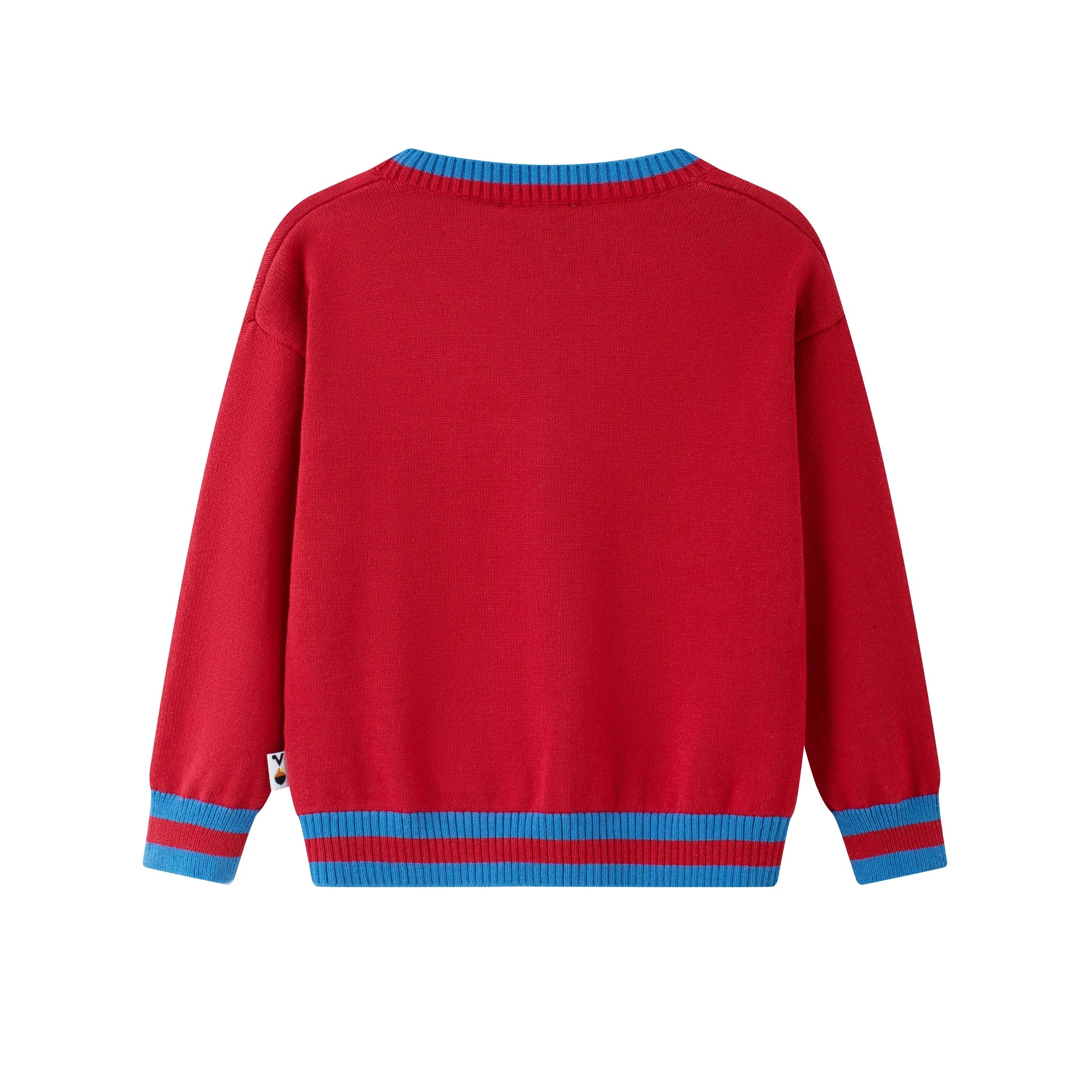 Vauva x Moomin Vauva x Moomin - Baby Thingumy & Bob Embroidered Cardigan (Red) CARDIGAN