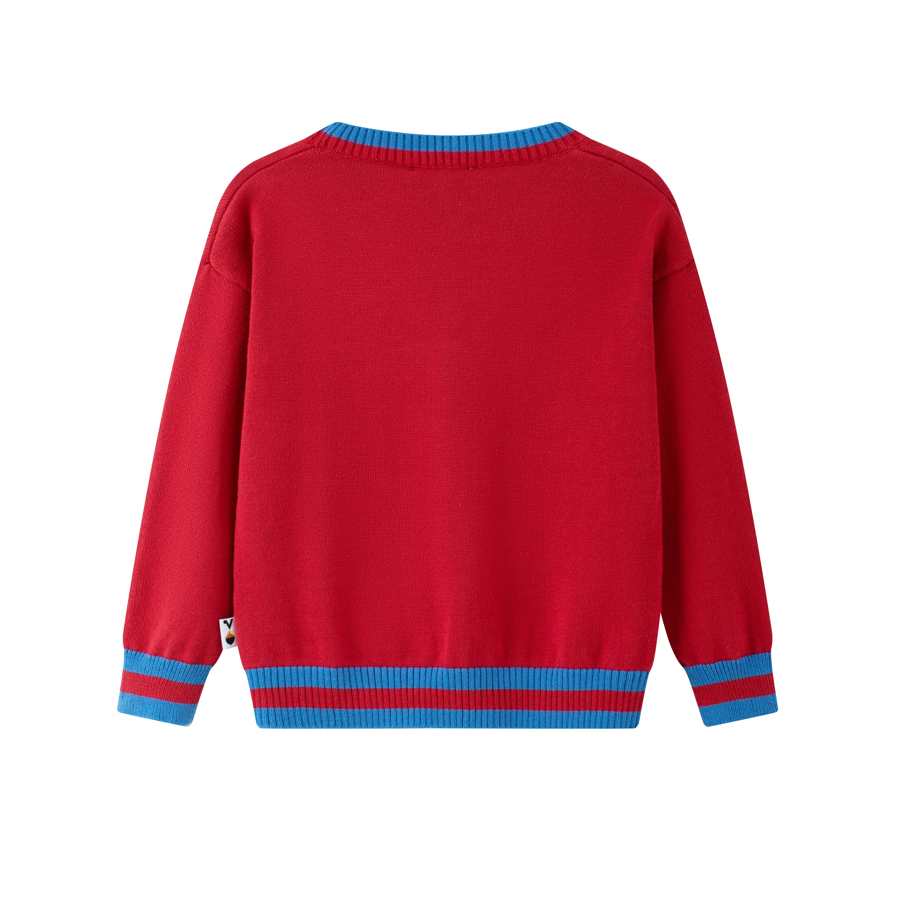 Vauva x Moomin Vauva x Moomin - Baby Thingumy &amp; Bob Embroidered Cardigan (Red) CARDIGAN