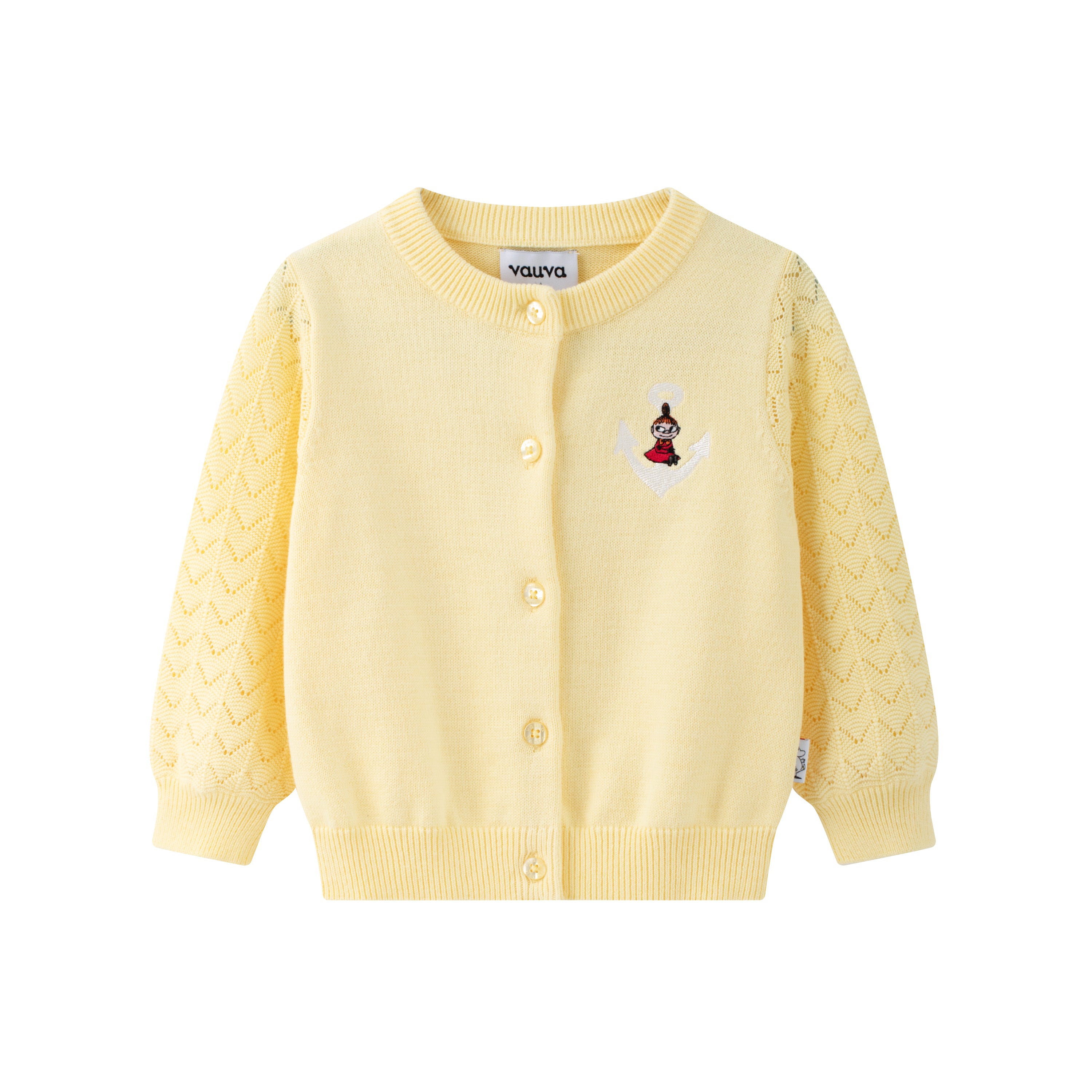 Vauva x Moomin Vauva x Moomin - Baby Little MY Embroidered Long Sleeve Cardigan (Yellow) CARDIGAN