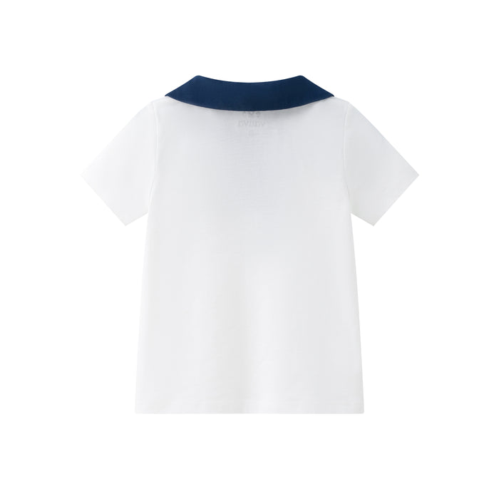 Vauva SS24 - 嬰兒水手風短袖套裝 (藍白色) 