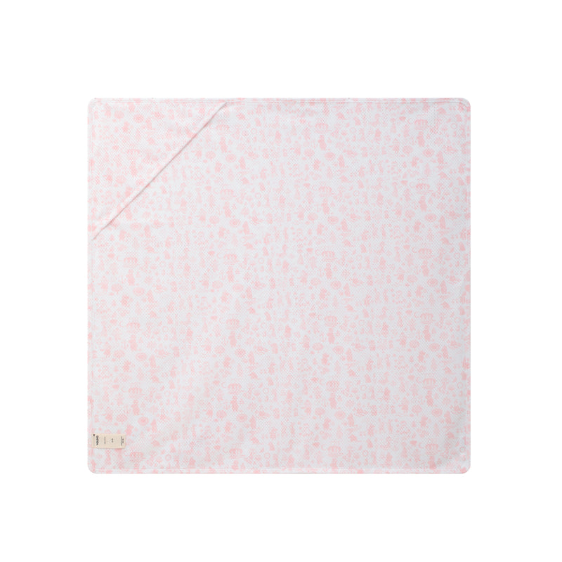 Vauva x Moomin - Baby Girls Moomin Print Blanket (Pink)  - Product Image 1