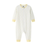 Vauva BBNS - Organic Cotton Light Yellow/White Bodysuits (2-pack)-product image front