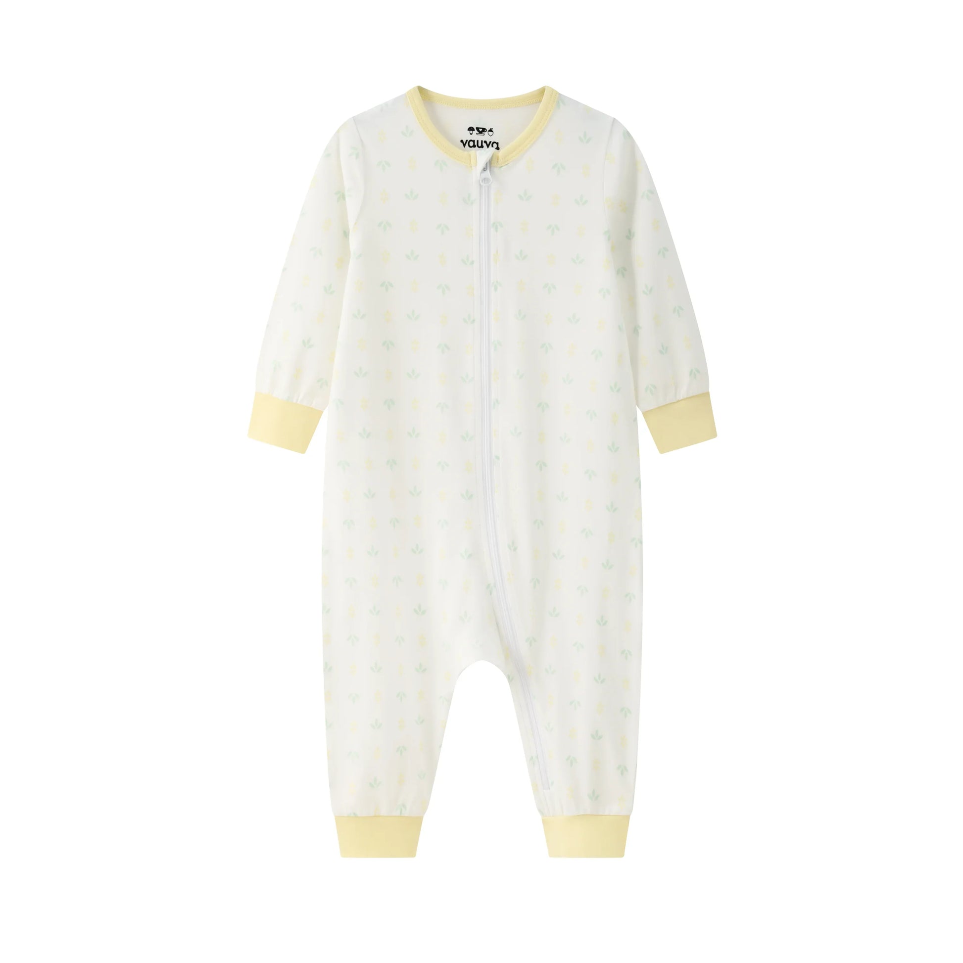 VAUVA Vauva BBNS - Organic Cotton Light Yellow/White Bodysuits (2-pack) Bodysuit