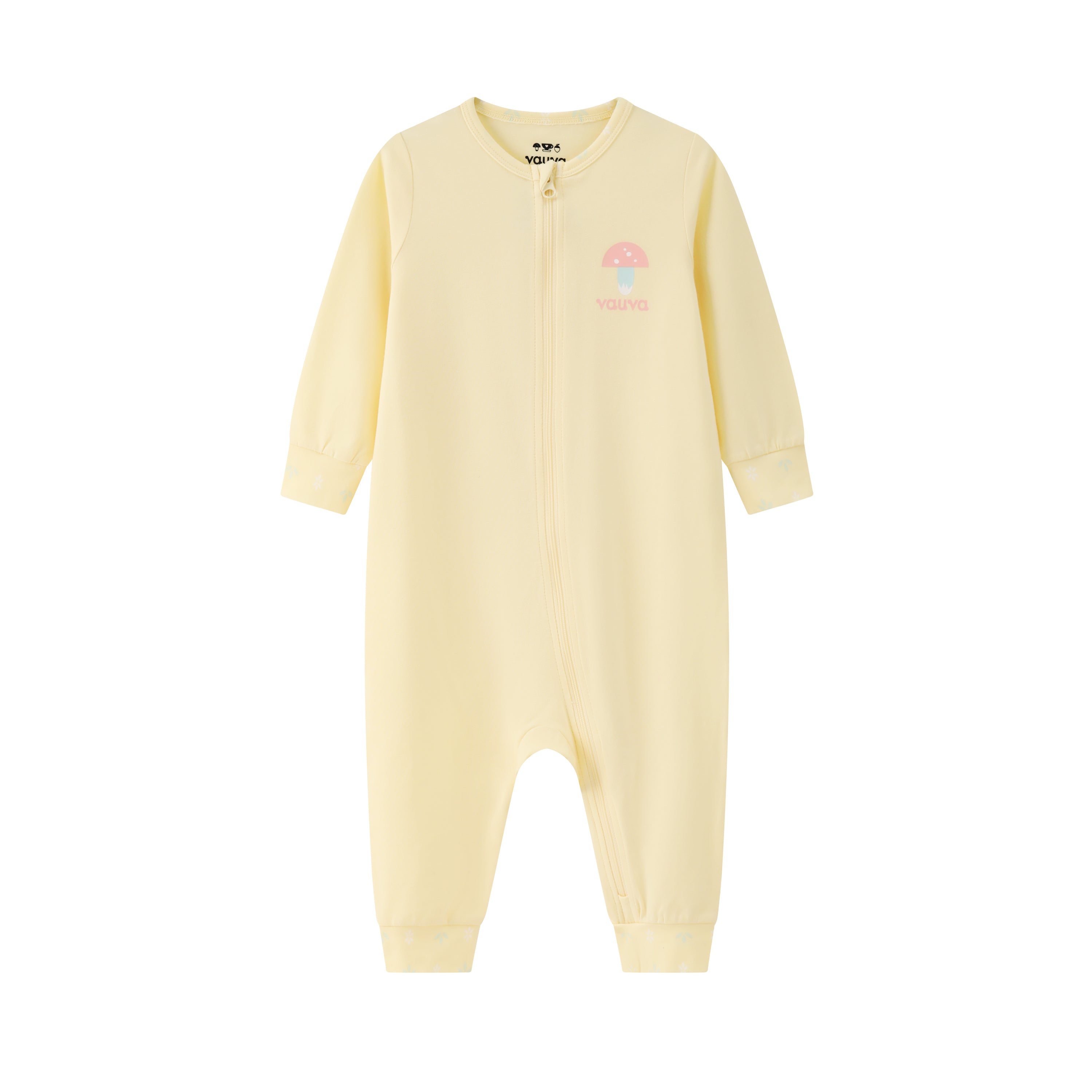 VAUVA Vauva BBNS - Organic Cotton Light Yellow/White Bodysuits (2-pack) Bodysuit