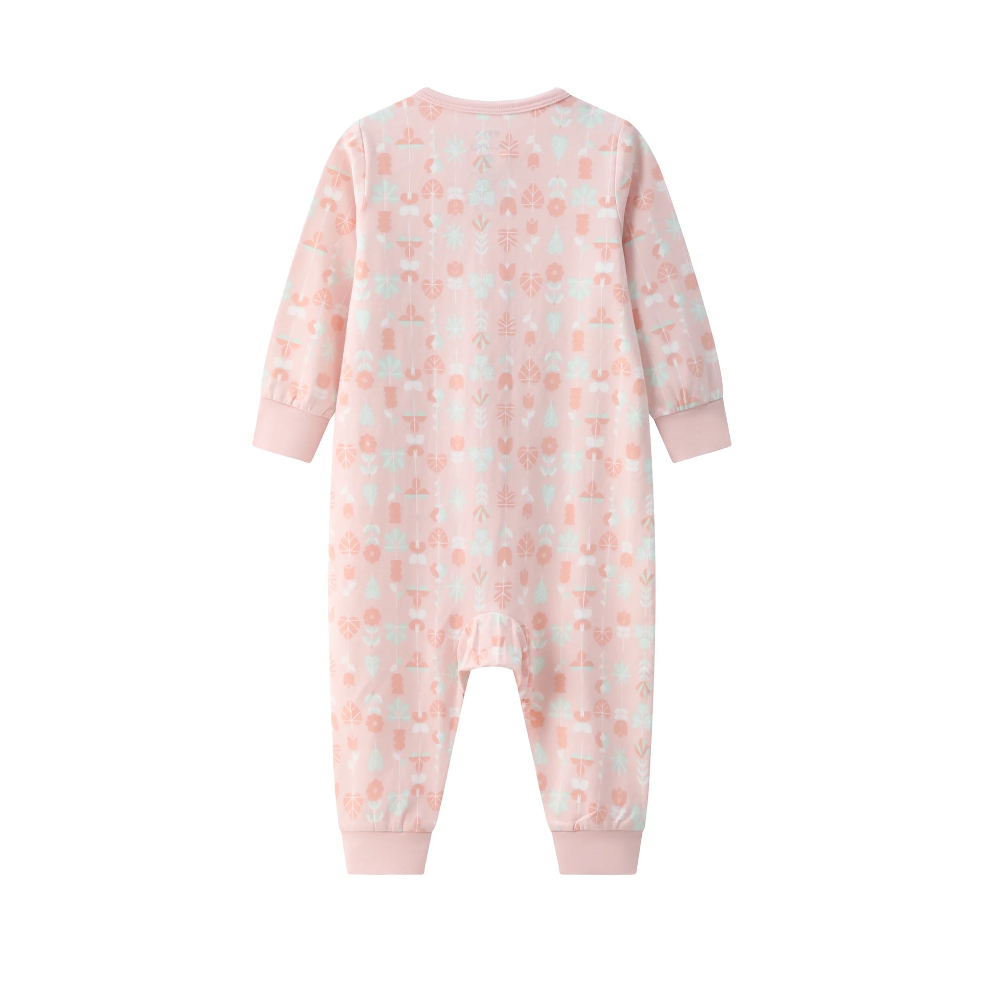 VAUVA Vauva BBNS - Organic Cotton Pink Floral Pattern Bodysuits (2-pack) Bodysuit