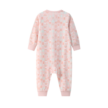 VAUVA Vauva BBNS - Organic Cotton Pink Floral Pattern Bodysuits (2-pack) Bodysuit