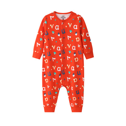 VAUVA Vauva BBNS - Baby Organic Cotton Printed Long Sleeve Romper (2-Pack) Romper