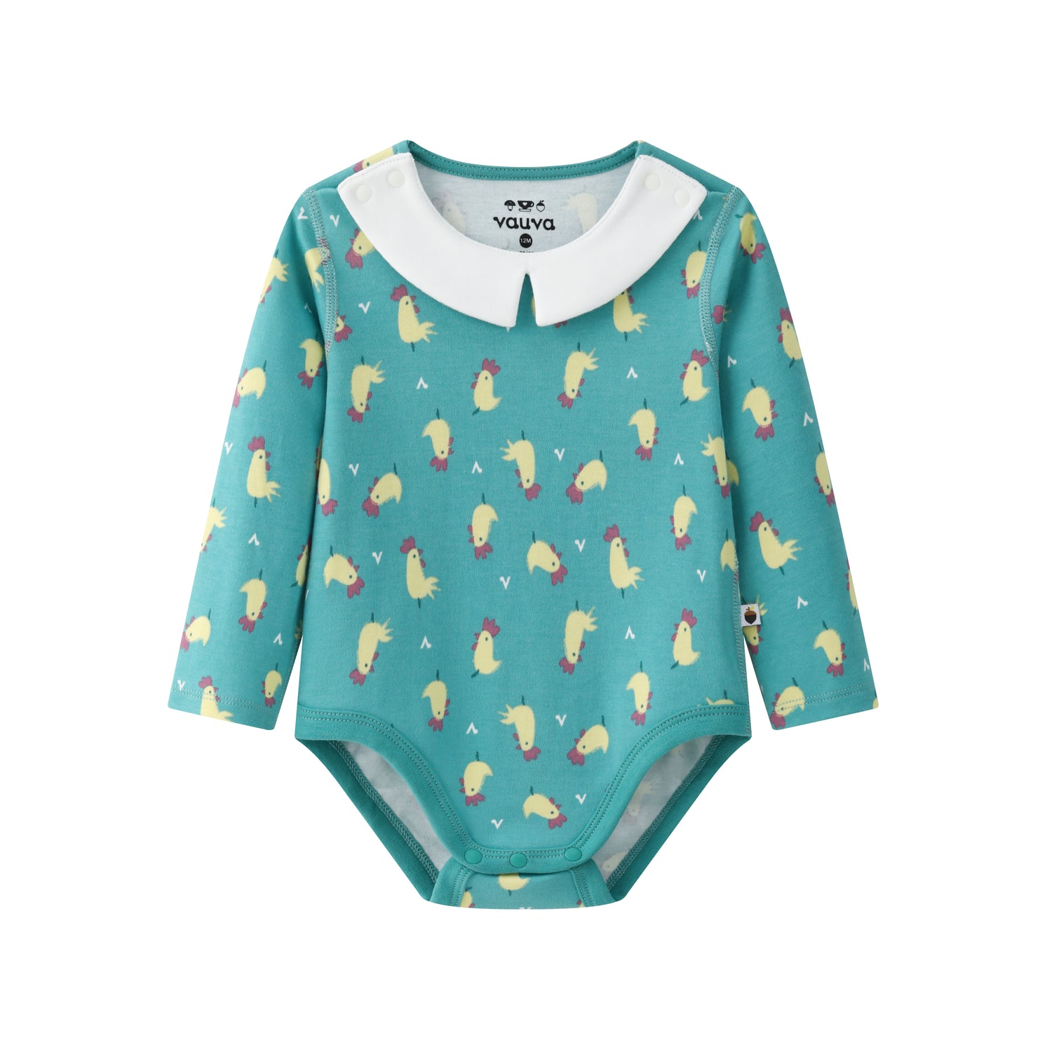 VAUVA Vauva BBNS - Baby Moisture-wicking Crew Neck Bodysuits (2-pack) Bodysuit