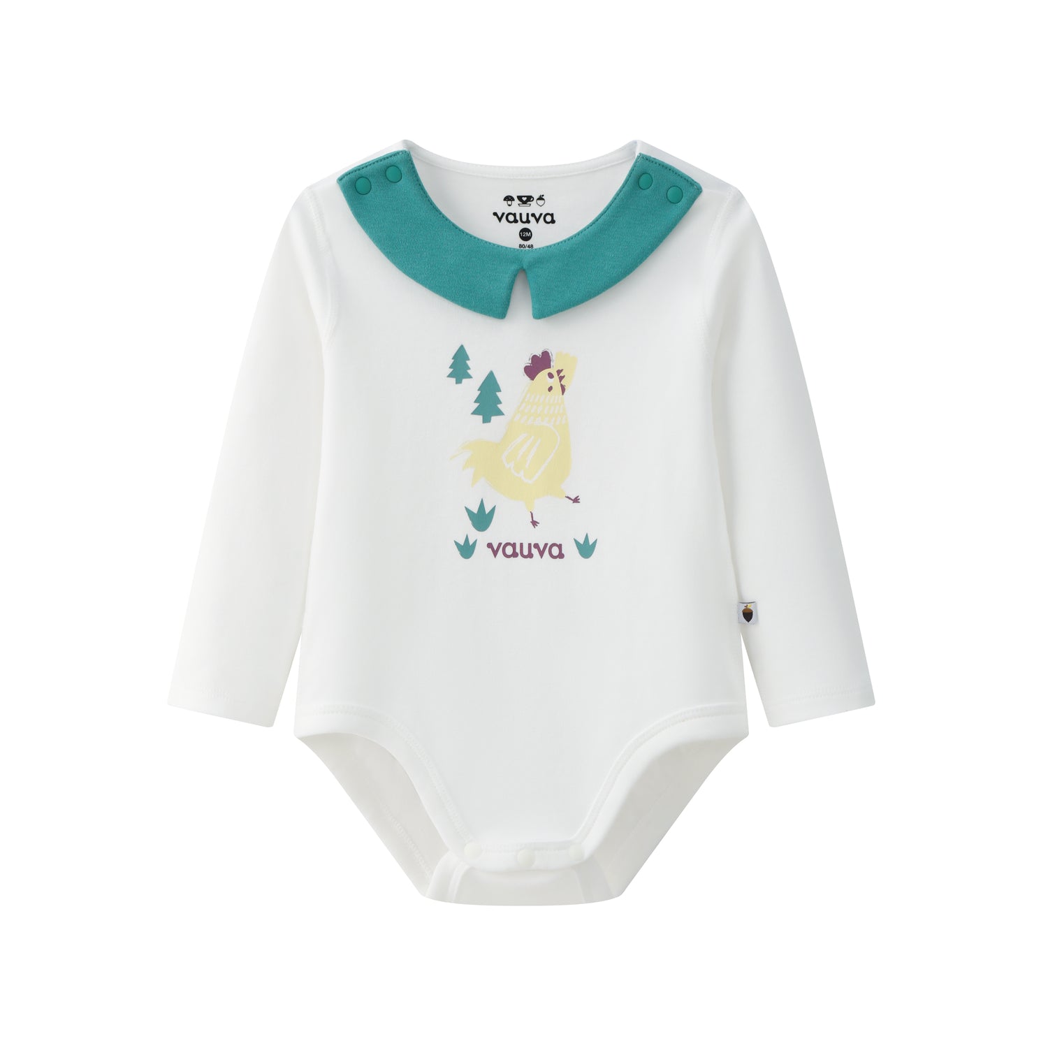 VAUVA Vauva BBNS - Baby Moisture-wicking Crew Neck Bodysuits (2-pack) Bodysuit