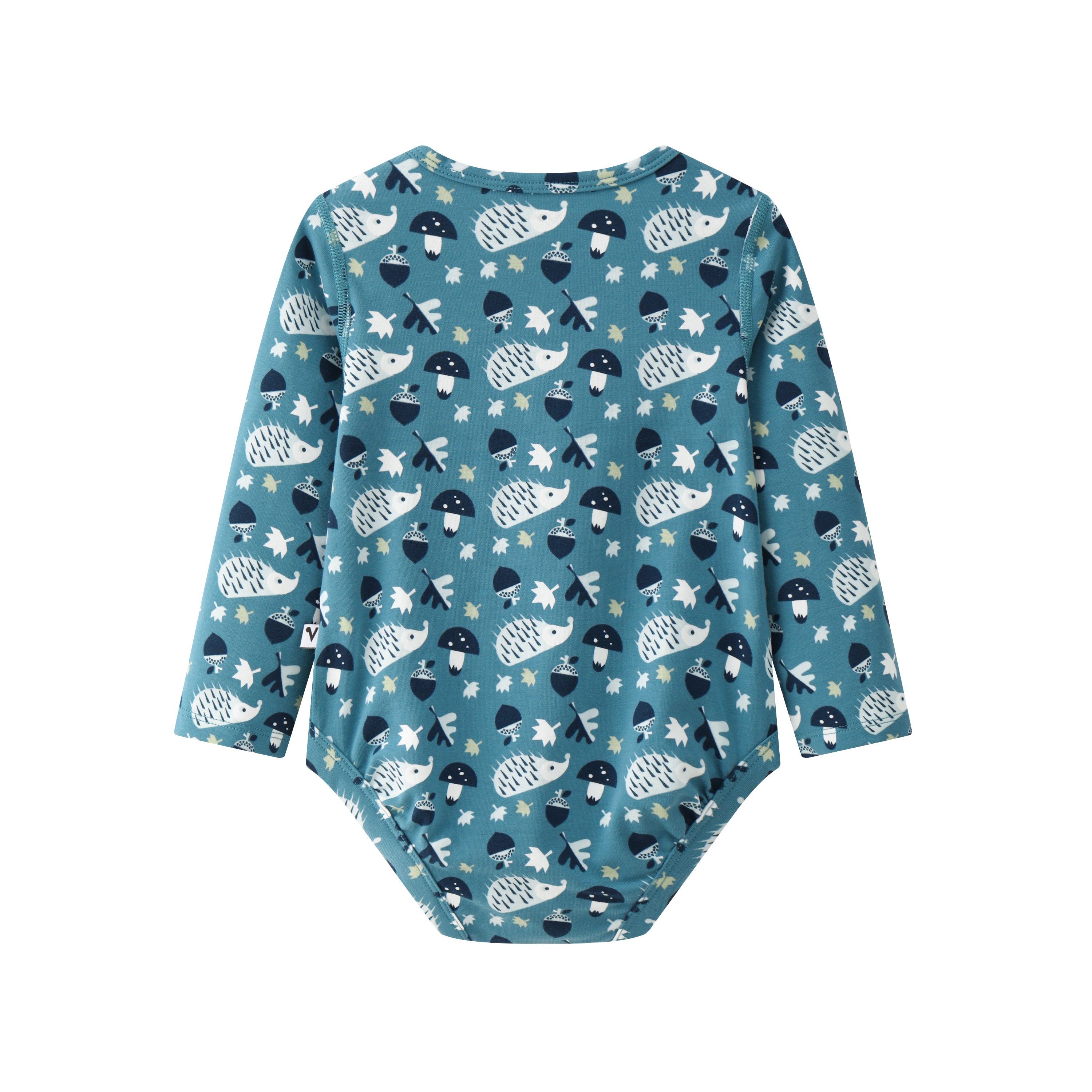 VAUVA Vauva BBNS Forest Series - Organic Cotton Hedgehog Print Bodysuits (2-pack) Bodysuit