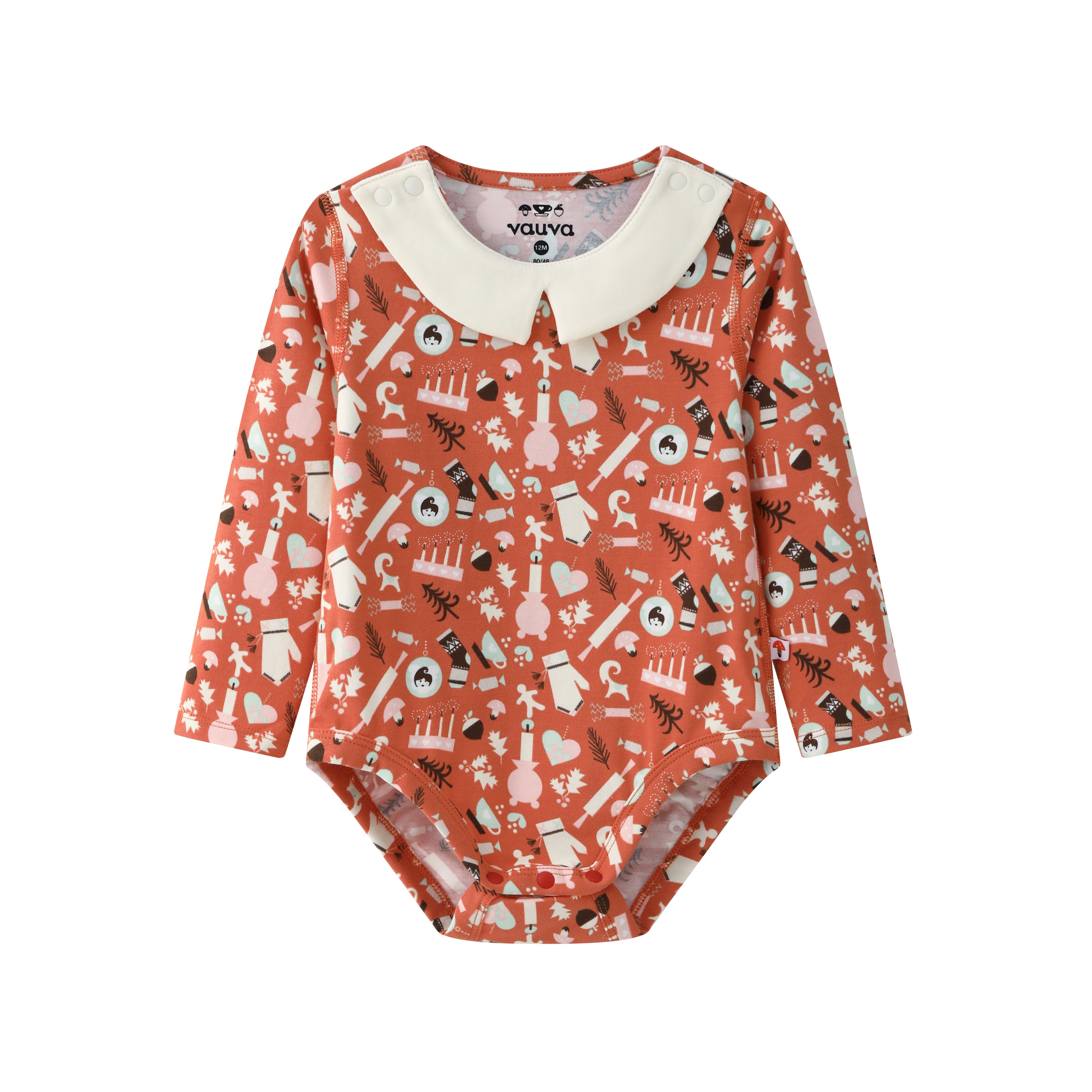 VAUVA Vauva BBNS Festival Edition - Organic Cotton Printed Crew Neck Bodysuits (2-pack) Bodysuit