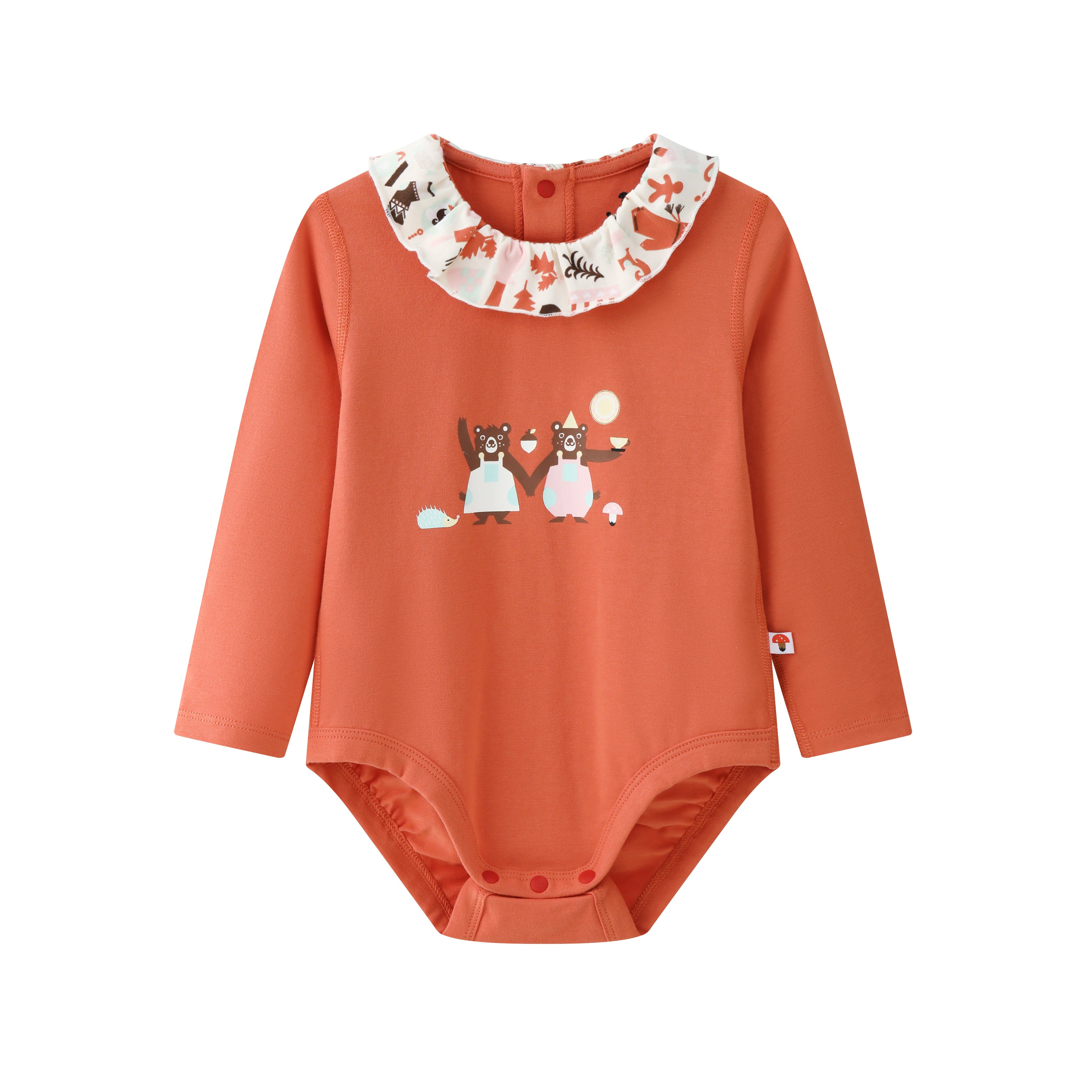 VAUVA Vauva BBNS Festival Edition - Organic Cotton Lotus Collar Bodysuits (2-pack) Bodysuit