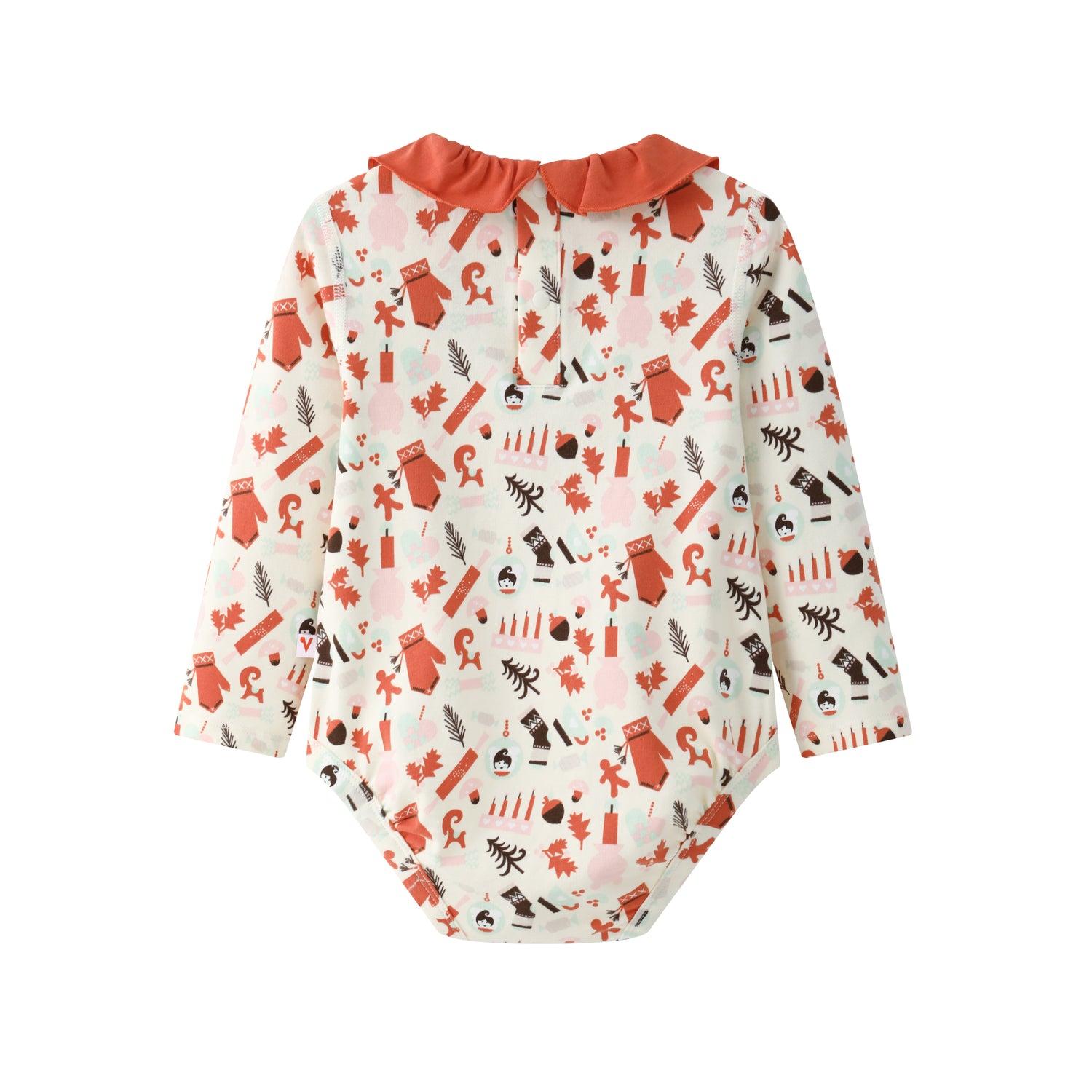 VAUVA Vauva BBNS Festival Edition - Organic Cotton Lotus Collar Bodysuits (2-pack) Bodysuit