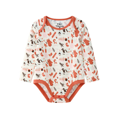 VAUVA Vauva BBNS Festival Edition - Organic Cotton Print Pattern Bodysuits (2-pack) Bodysuit