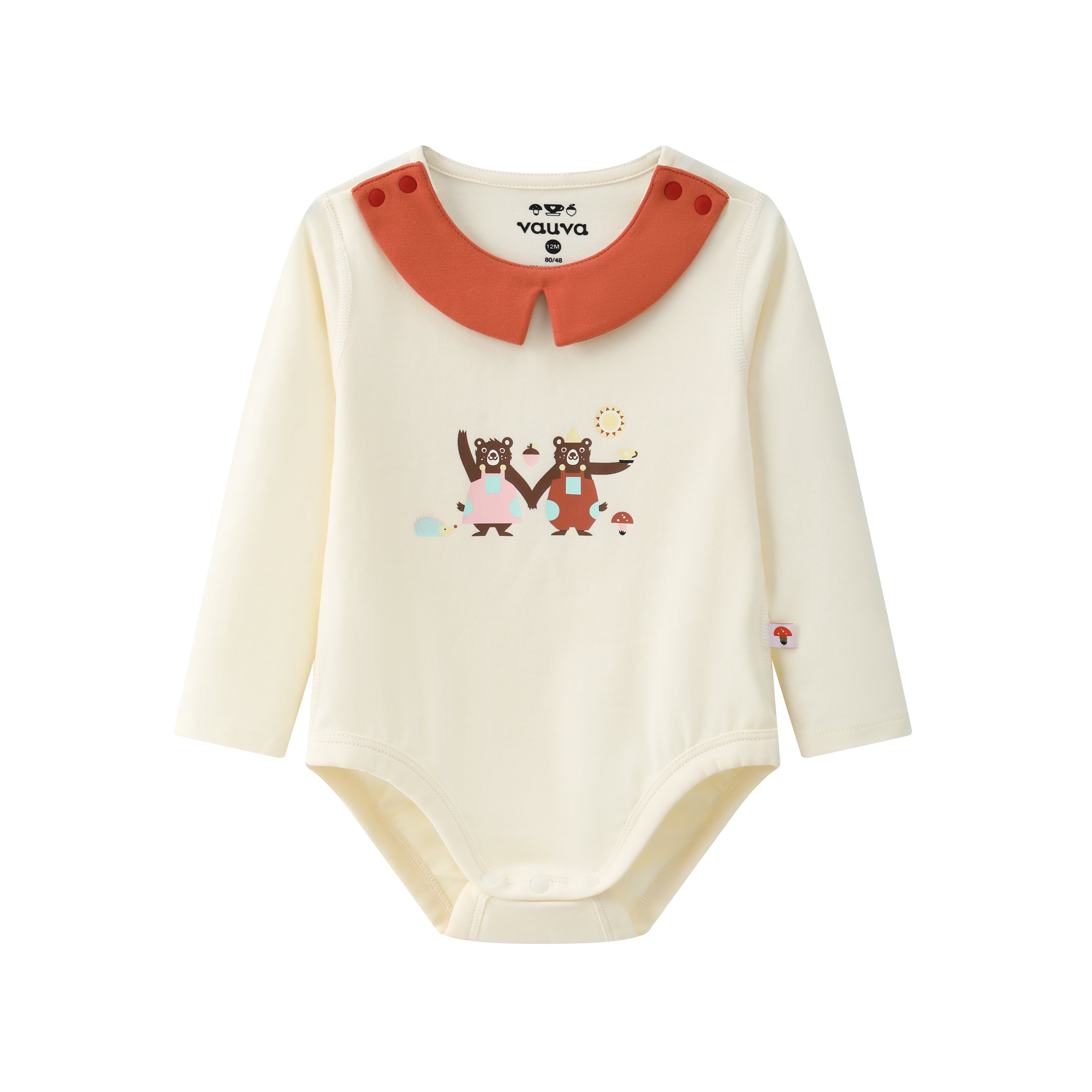 VAUVA Vauva BBNS Festival Edition - Organic Cotton Printed Crew Neck Bodysuits (2-pack) Bodysuit