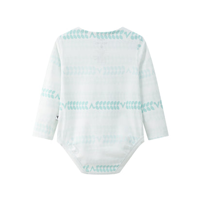 VAUVA Vauva BBNS - Organic Cotton Green Striped Pattern Bodysuits (2-pack) Bodysuit