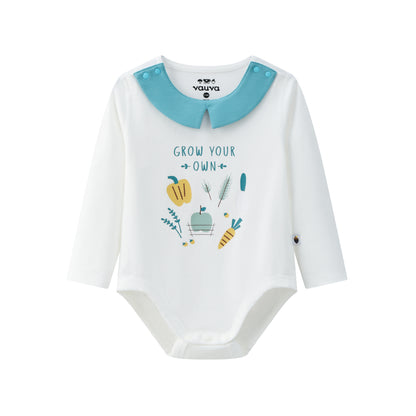 VAUVA Vauva BBNS - Organic Cotton Pastoral Style Crew Neck Bodysuits (2-pack) Bodysuit