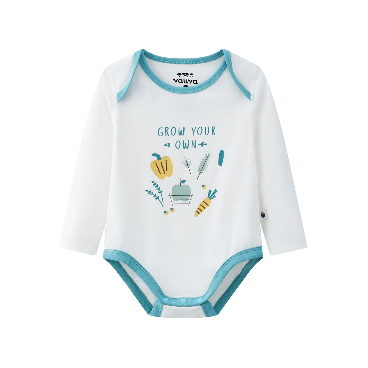 Vauva BBNS - Organic Cotton Pastoral Style Bodysuits (2-pack) product image front -02