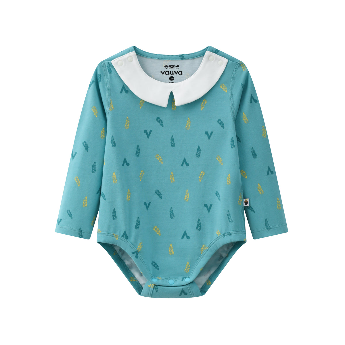 Vauva BBNS - Organic Cotton Pastoral Style Crew Neck Bodysuits (2-pack) product image front -03