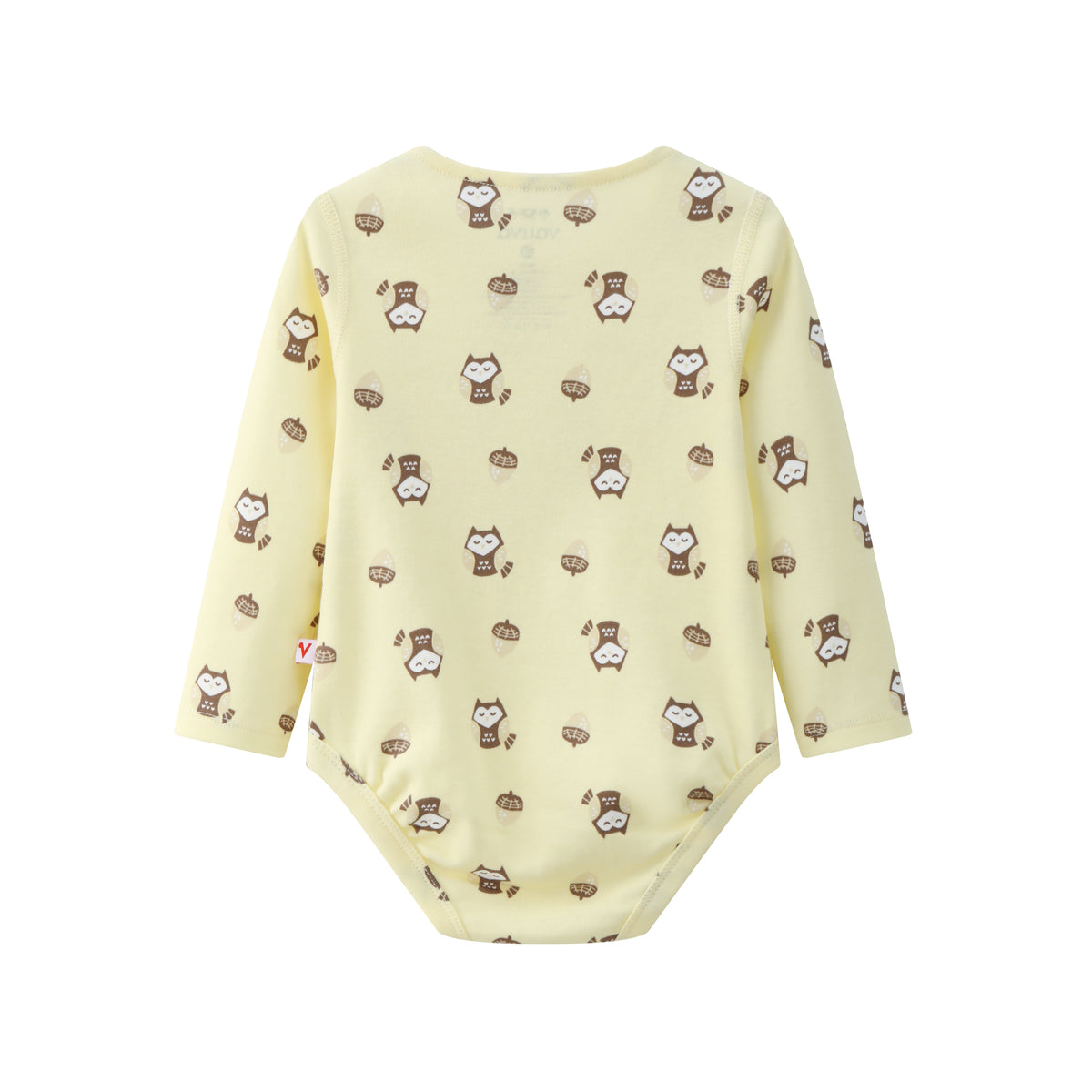 Vauva BBNS - Baby Anti-bacterial Organic Cotton Bodysuits (2-pack) product image back -02