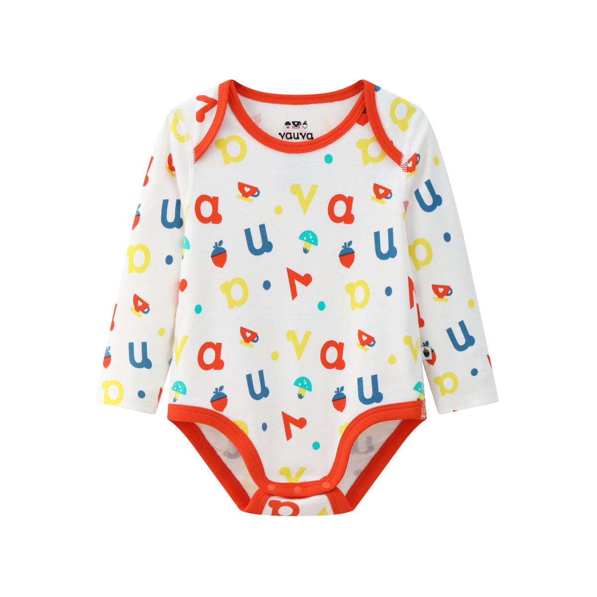 Vauva BBNS - Baby Organic Cotton Printed Bodysuits (2-Pack) product image front -02